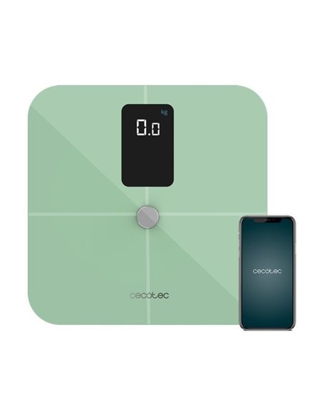 Cecotec Surface Precision 10400 Smart Healthy Vision Green Báscula de Baño Inteligente