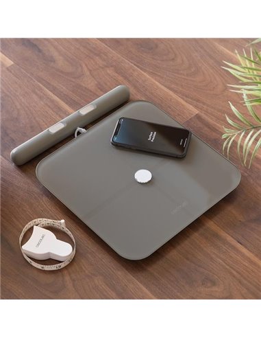 Cecotec Surface Precision 10400 Smart Healthy Vision Dark Grey Báscula de Baño Inteligente