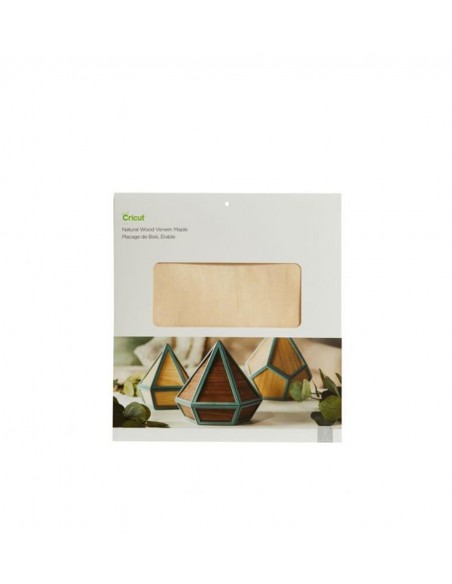 Cricut Wood Veneer Láminas Madera Arce 2 hojas 12x12cm