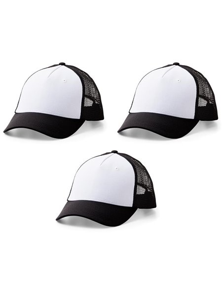 Cricut Pack 3X Gorra de Malla con Visera para impresión