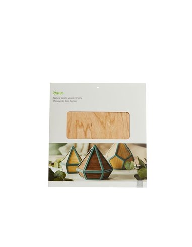 Cricut Wood Veneer Láminas Madera Cerezo 2 horas 12x12cm
