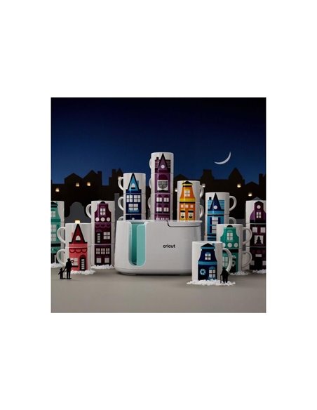 Cricut Pack 4Tazas Apilables 300 ml / 10 onzas Blancas Sublimación Infusible