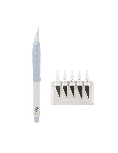 Cricut TrueControl Kit Azul de Cuchillas de Precisión - 5 cuchillas