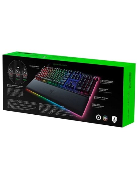Razer Huntsman V2 Analog Teclado Gaming RGB Switch Óptico Analógico