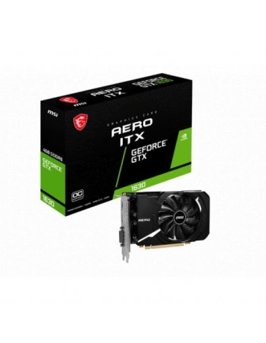 MSI GeForce GTX1630 AERO ITX 4GB GDDR6 Tarjeta Gráfica