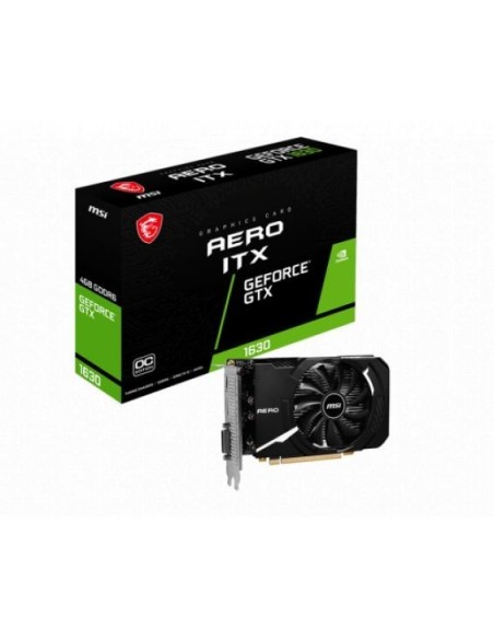 MSI GeForce GTX1630 AERO ITX 4GB GDDR6 Tarjeta Gráfica
