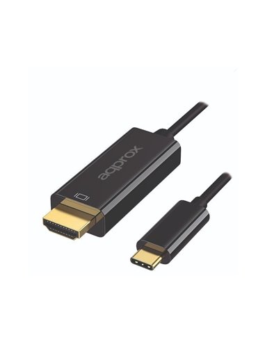 Approx Adaptador USB Tipo-C/M a 4K HDMI/M