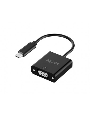 Approx Adaptador USB Tipo-C/M a VGA/H