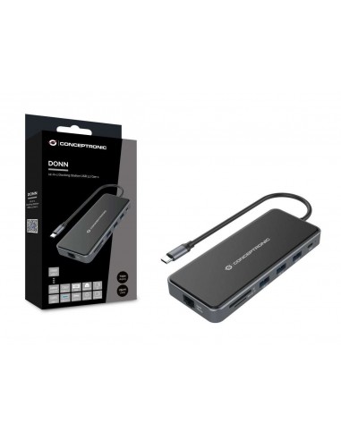 Conceptronic DONN15G Docking Station 12 en 1