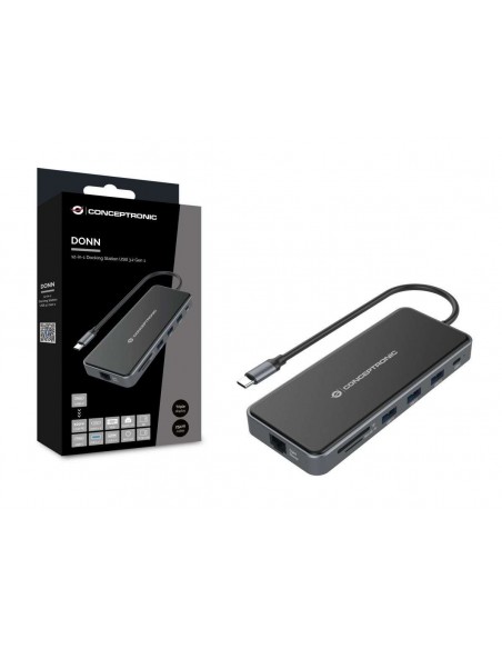 Conceptronic DONN15G Docking Station 12 en 1