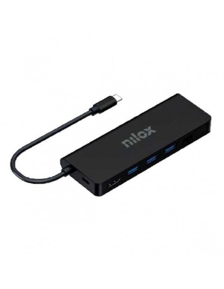 Nilox NXDSUSBC04 Dock Tipo-C 8 en 1 HDMI/4K