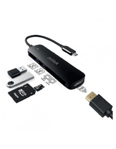 Nilox NXDSUSBC05 Dock USB-C HDMI 2xUSB3.0 + SD/TF