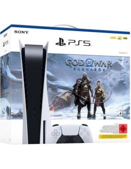 Sony Consola PS5 Pack Gof of War Digital + FIFA 23 Digital con DualSense